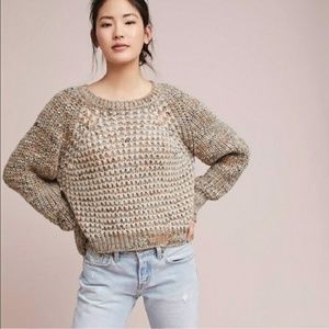 Anthropology Hillwalk Chunky Knit Sweater